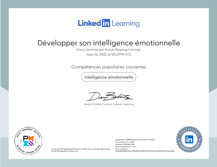 Certificat en Développement Mobile